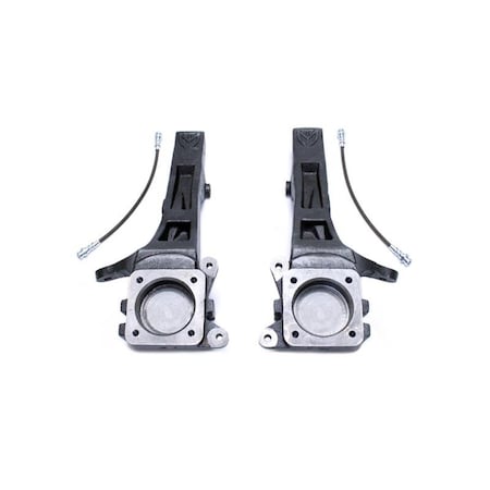 Maxtrac Suspension 4 in. 2WD Lift Spindles with Extended Brake Lines MXT706440